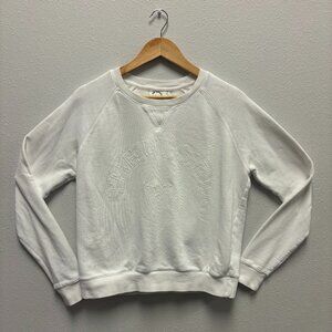 NEWPORT CREW White Sweatshirt - Size Medium